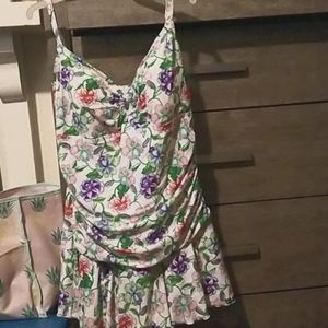 Plus sized swim dress